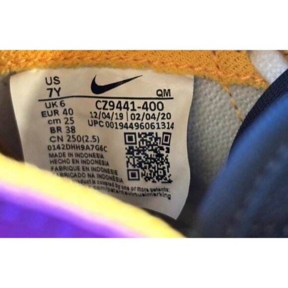 Nike Blazer Mid Battle Blue Multicolor CZ9441-400, Youth Size 7Y, Colorful - Picture 6 of 6